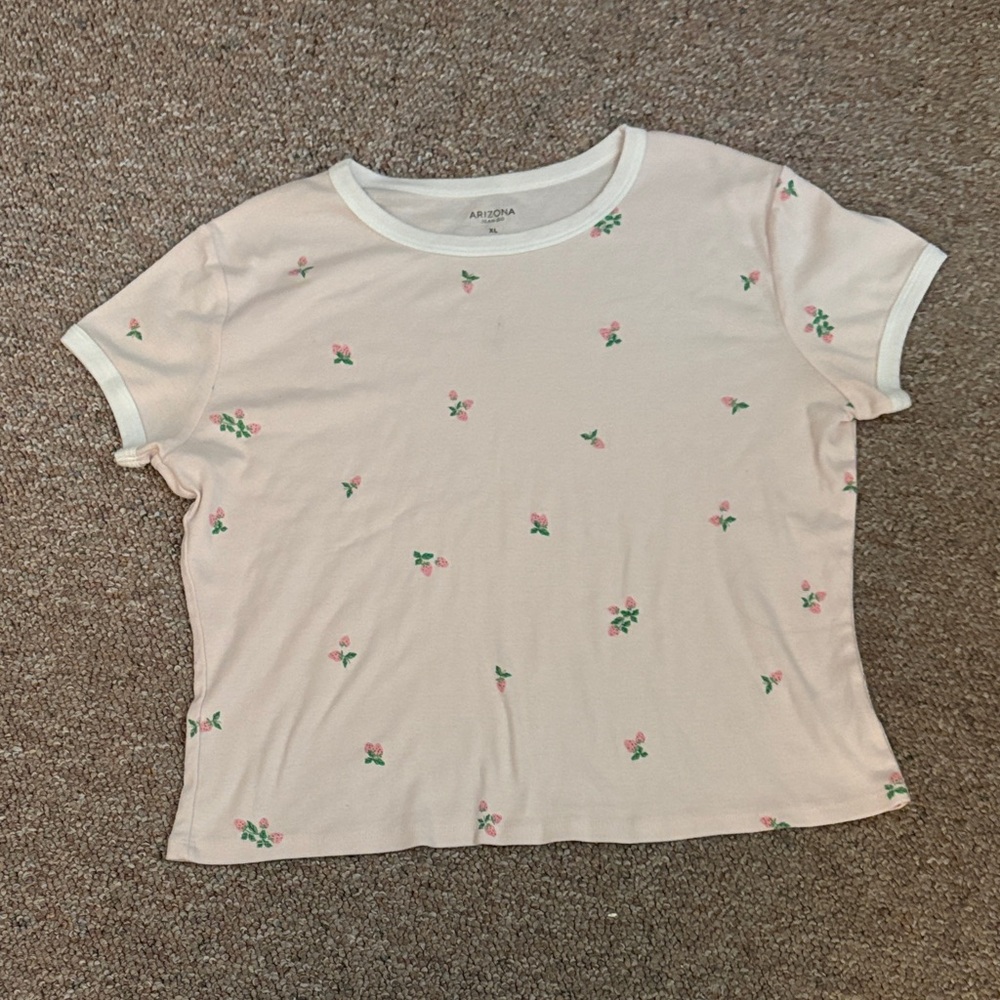 Strawberry Print T-Shirt